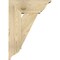 Ekena Millwork Traditional Traditional Rough Sawn Bracket w/ Offset Brace, Douglas Fir, 8"W x 20"D x 28"H BKT0806X20X28TRA01RDF - alternate 3
